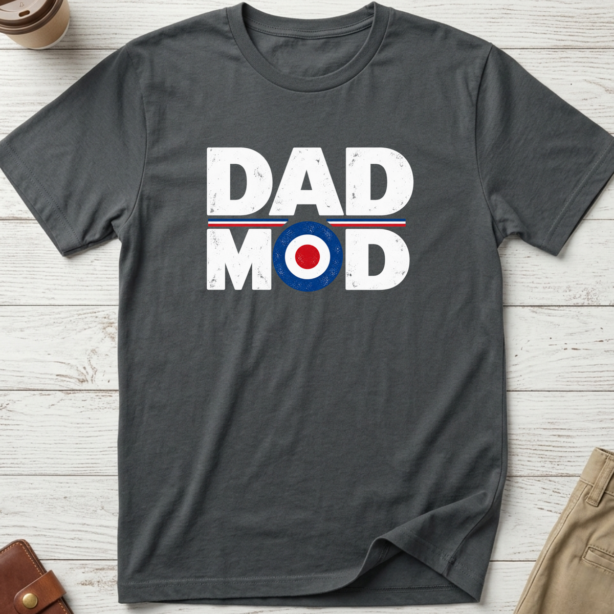 Dad Mod T-shirt in charcoal – Thread Riot