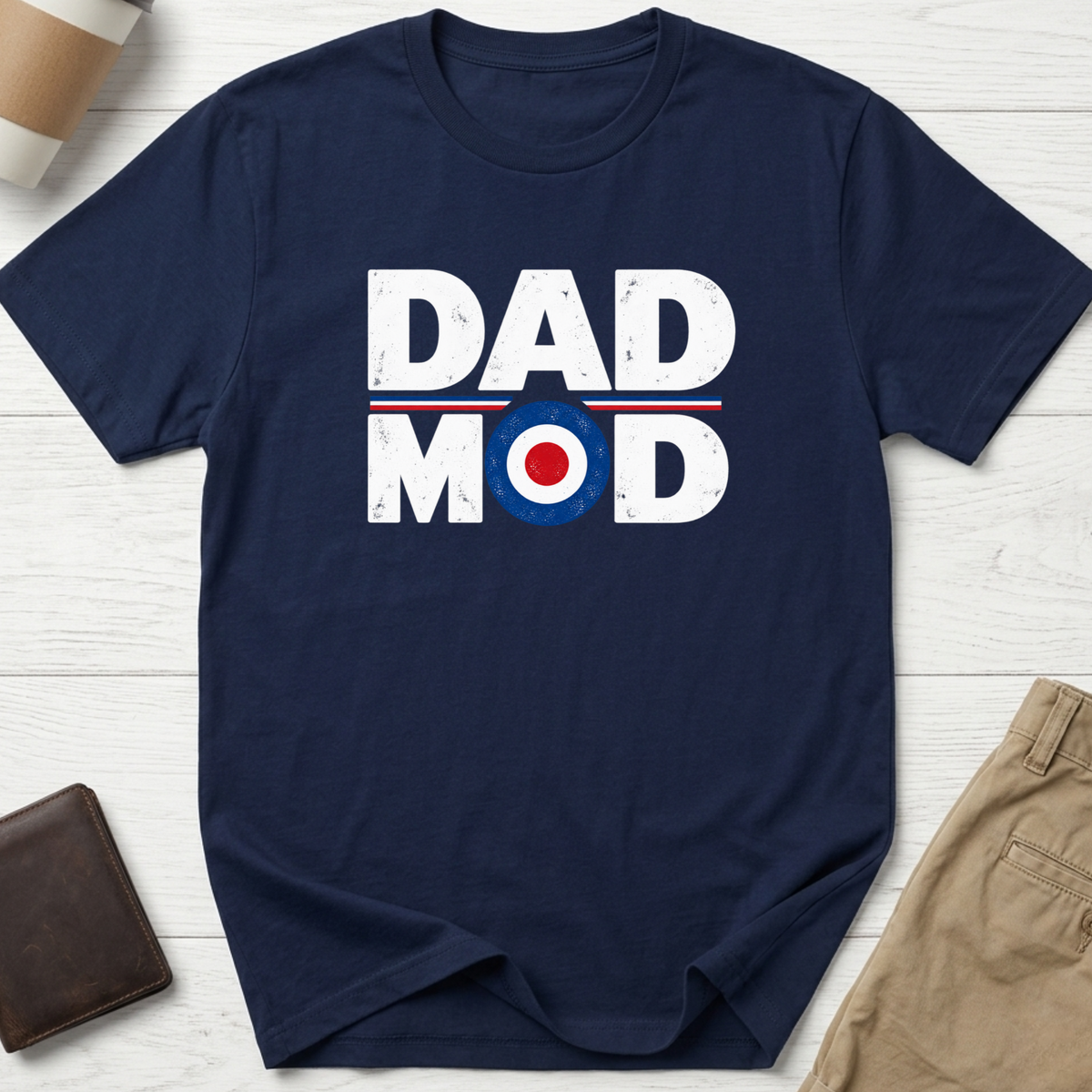 Dad Mod T-shirt in navy – Thread Riot