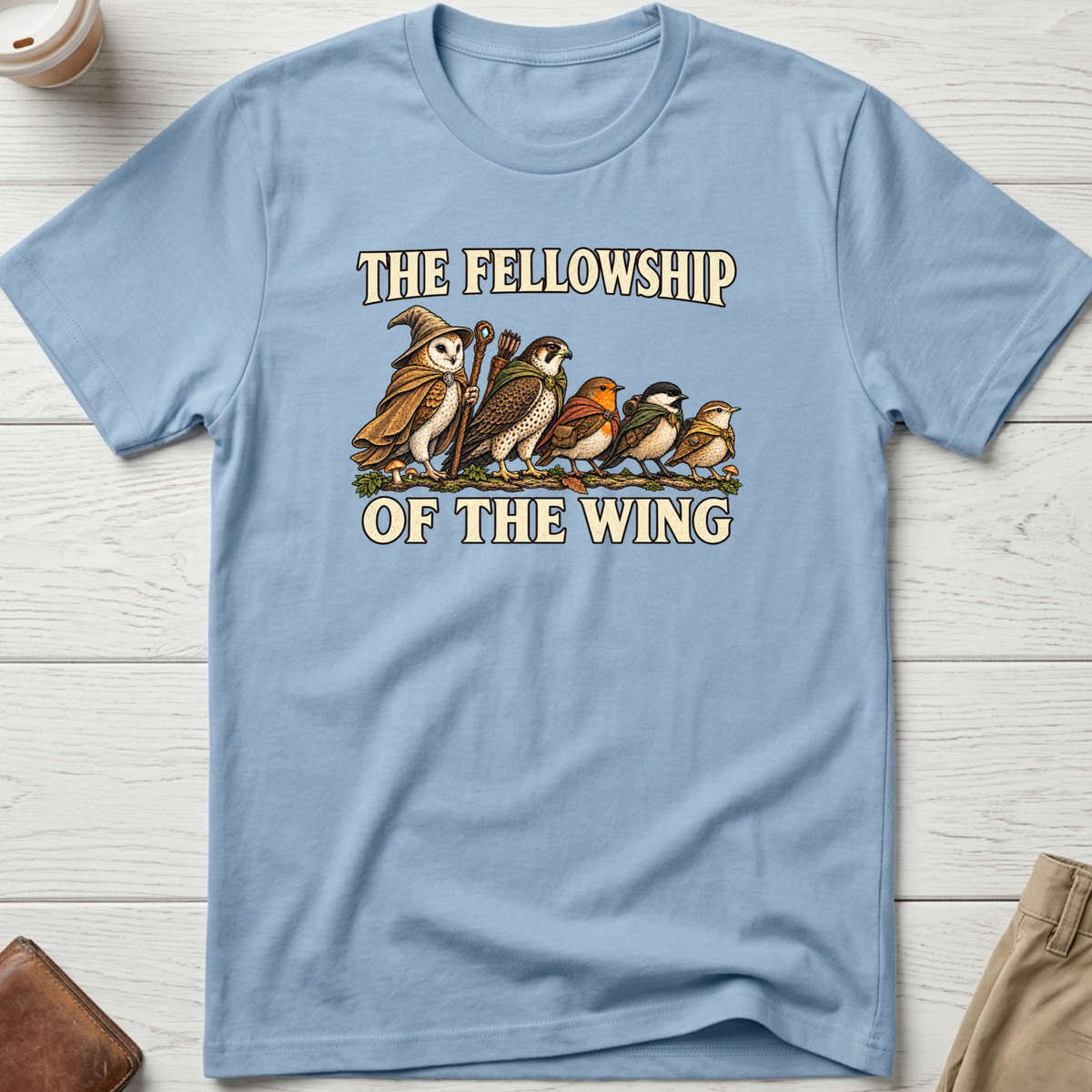 Fellowship of the Wing T-shirt in light blue – Thread Riot