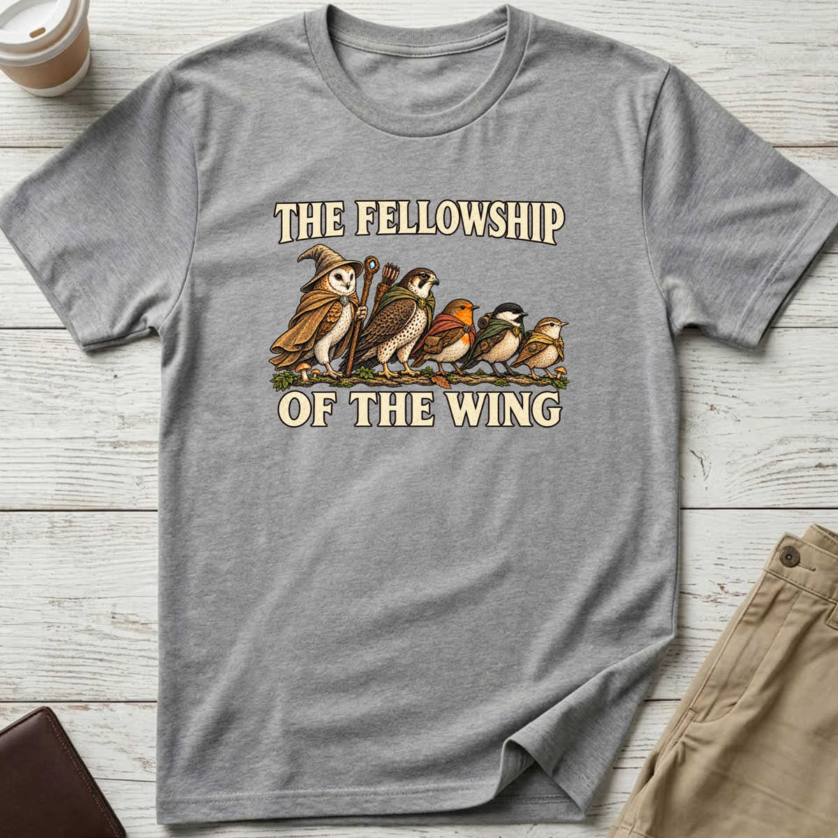 Fellowship of the Wing T-shirt in sport grey – Thread Riot