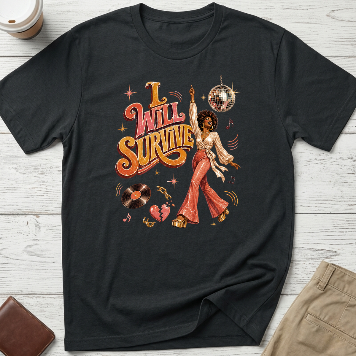 I Will Survive T-shirt in black – Thread Riot