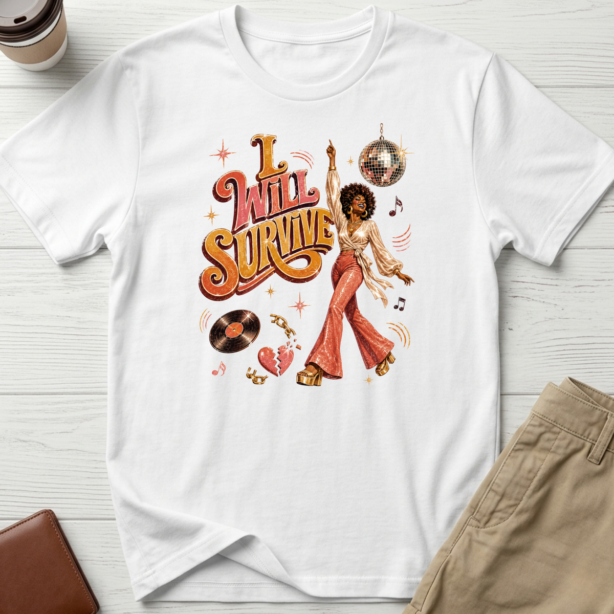 I Will Survive T-shirt in white – Thread Riot