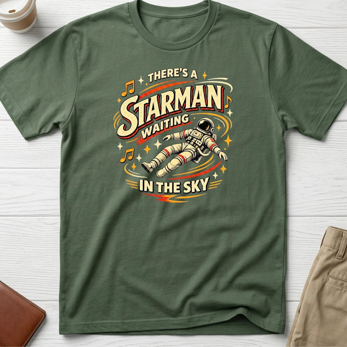 Starman Waiting In The Sky T-Shirt | David Bowie Inspired Shirt