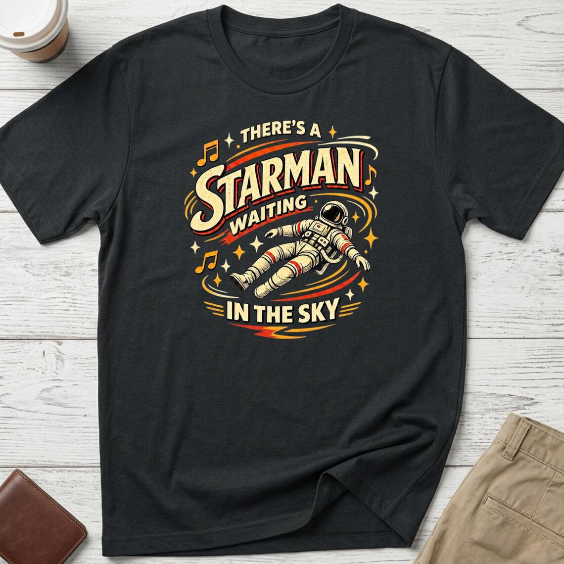 Starman Waiting In The Sky T-Shirt | David Bowie Inspired Shirt