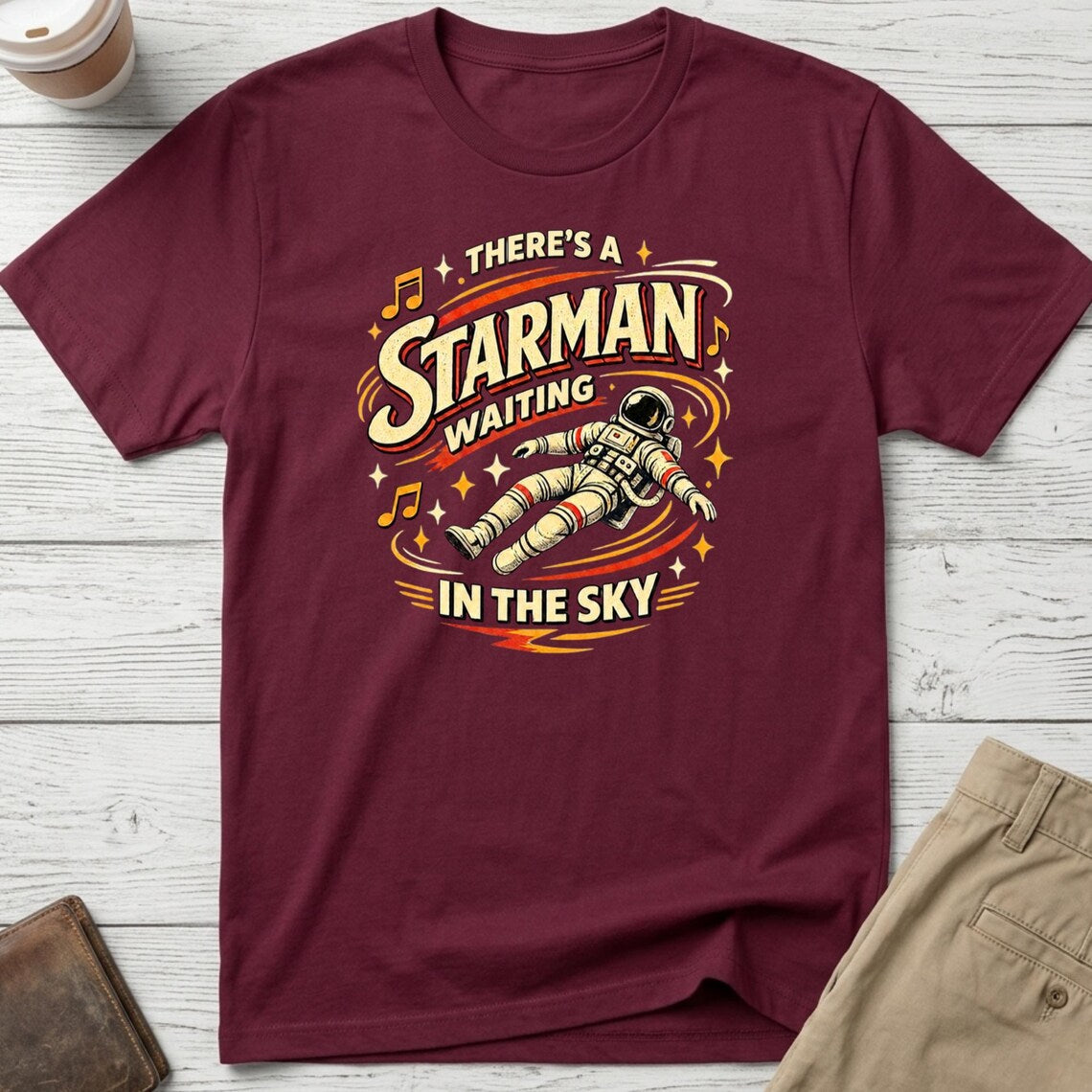 Starman Waiting In The Sky T-Shirt | David Bowie Inspired Shirt