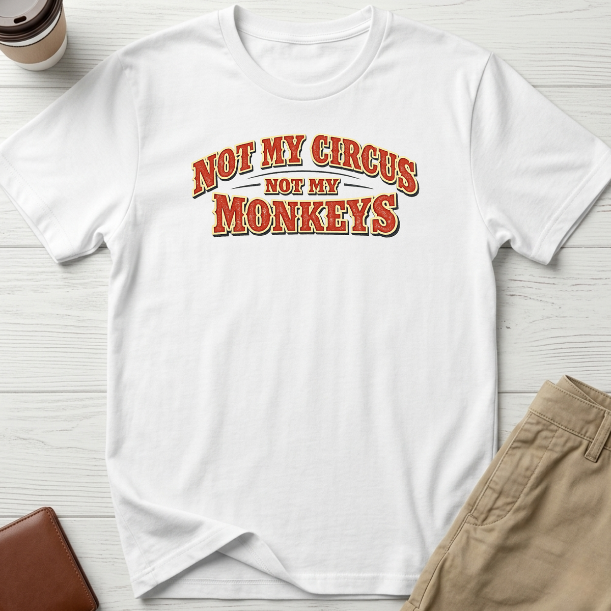 Not My Circus T-shirt in white – Thread Riot
